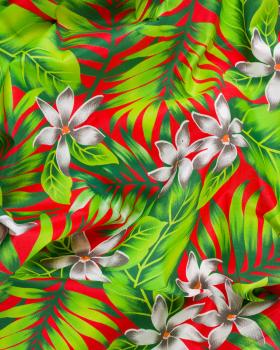 Polynesian Fabric ANAPA Red - Tissushop